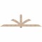 Ekena Millwork Redmond Smooth Timber Gable Bracket, Douglas Fir, 108"W x 31 1/2"H x 5 1/2"D x 5 1/2"F, 7/12 Pitch GBW108X31X0606RED00SDF - alternate 1